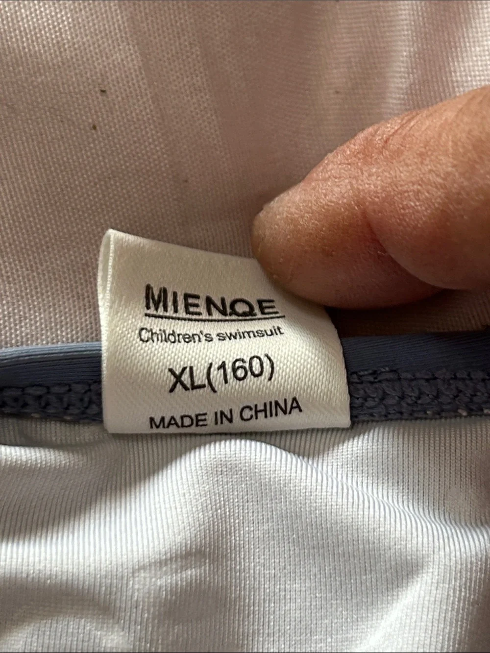 Girls' Knot-Front Light Blue Bikini Set Size XL
